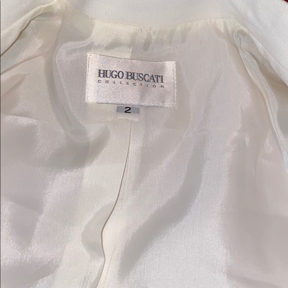 Hugo Buscati Collection Eggshell Color Pantsuit - image 4